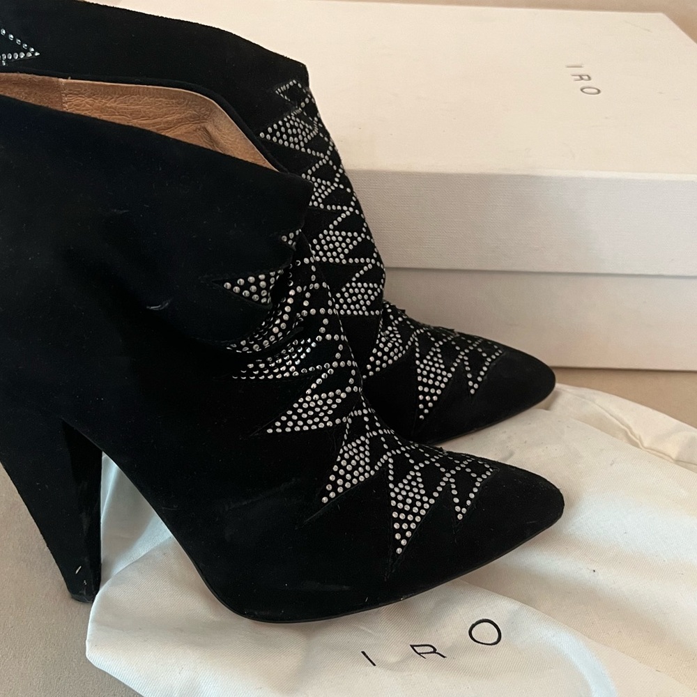 Iro Studded Booties - image 1